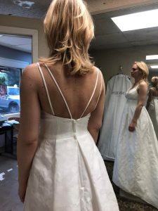 Customer-Wedding-Gown-Dress-Bridal-Long-White-Altered-Alteration-Fitted-Tailored-Design-Ready-Customer-Delivery-Back