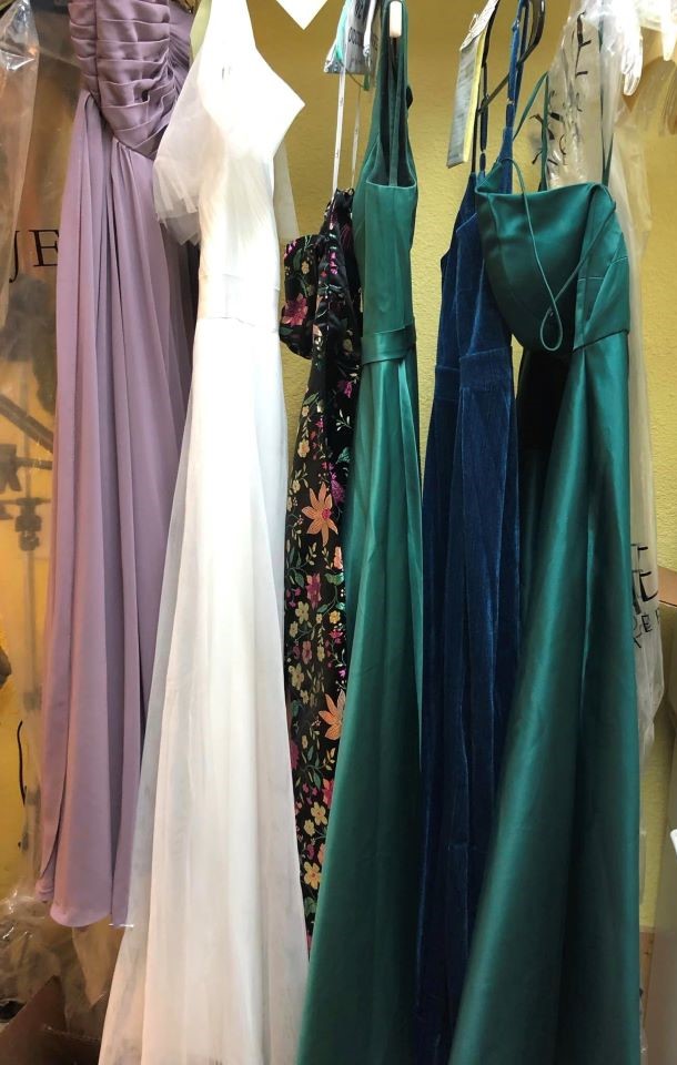 Green-White-Purple-Dresses-Altered-Alteration-Fitted-Tailored-Design-Ready-Customer-Delivery