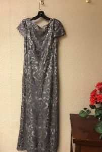 Formal-Dress-Gown-Sequin-Beaded-Laced-Gray-Gown-Altered-Alteration-Fitted-Tailored-Design-Ready-Customer-Delivery